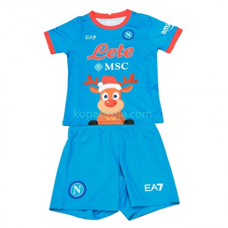 Billiga Fotbollströjor SSC Napoli Xmas Barn Hemma tröja 2022/23 Kortärmad
